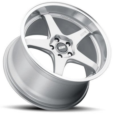 ESR Wheels AP5 Hyper Silver Machine Lip 18x8.5 -99 Custom 999mm