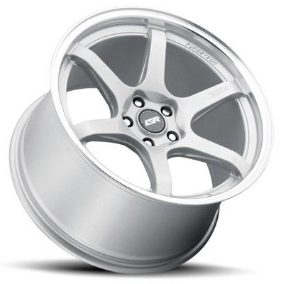 ESR Wheels AP6 Hyper Silver Machined Lip 19x8.5 +30 5x120mm 72.6mm