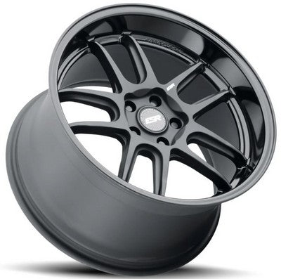 ESR Wheels AP8 Matte Black Gloss Black Lip 19x8.5 -99 Custom 999mm