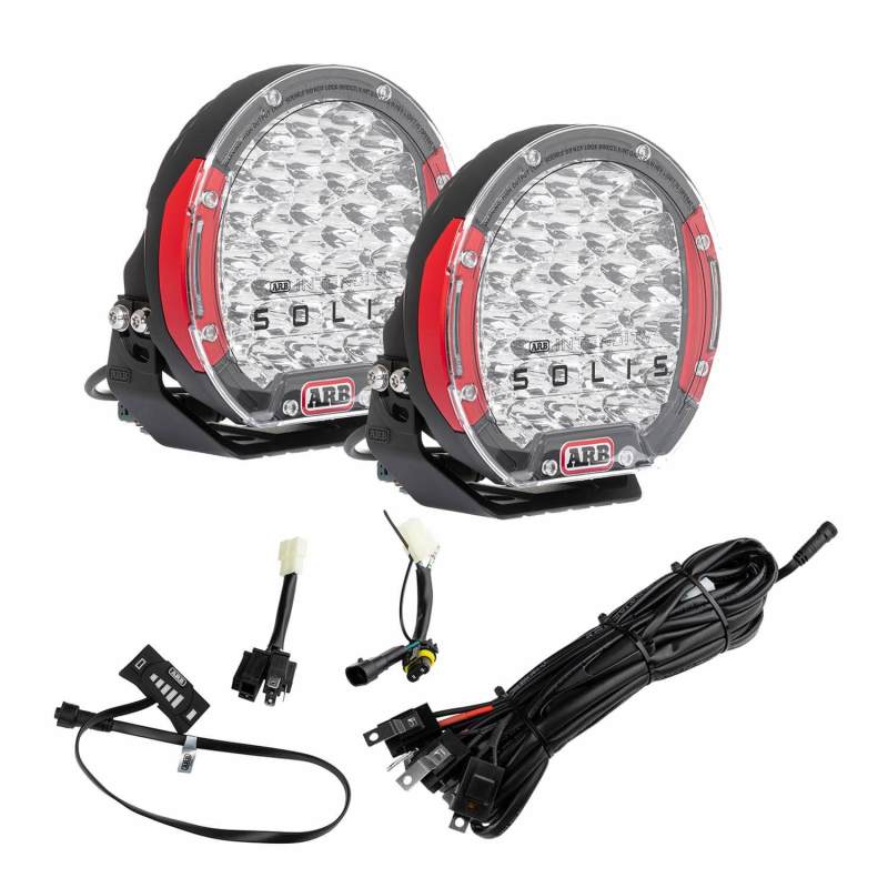 ARB Intensity SOLIS 36 2 Spot Kit With Loom Driving Lights