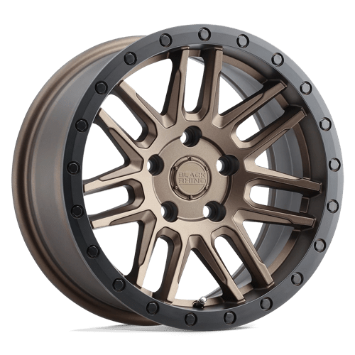 Black Rhino ARCHES Bronze W/ Black Ring 17x8 +30 5x108mm 76.1mm