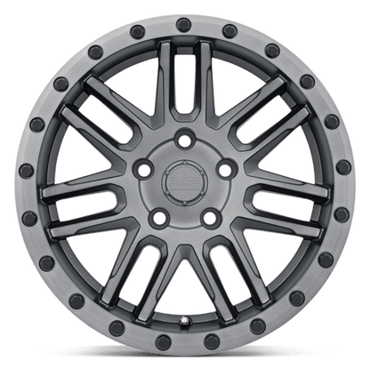 Black Rhino ARCHES Matte Brushed Gunmetal Blk Blt 15x7 +15 5x100mm 56.2mm