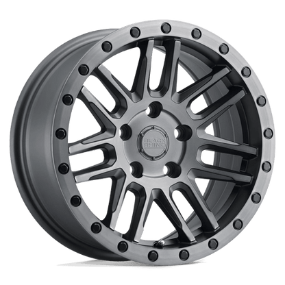 Black Rhino ARCHES Matte Brushed Gunmetal Blk Blt 15x7 +15 5x100mm 56.2mm