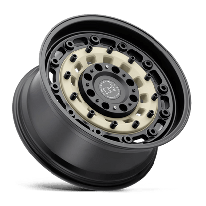 Black Rhino ARSENAL Sand On Black 17x9.5 -18 6x139.7mm 112.1mm