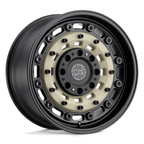 Black Rhino ARSENAL Sand On Black 17x9.5 -18 6x139.7mm 112.1mm