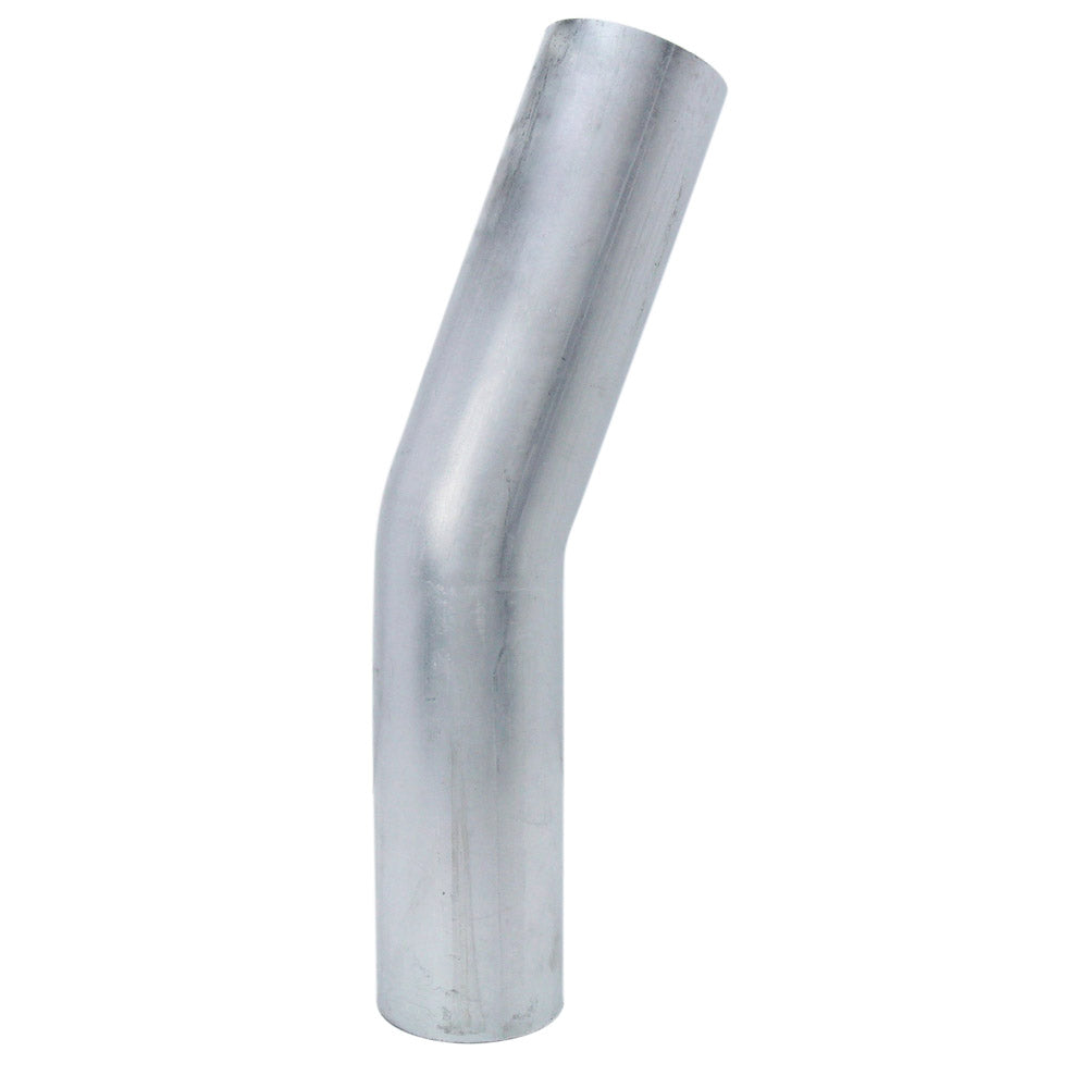 HPS 2-1/2" OD 20 Degree Bend 6061 Aluminum Elbow Pipe Tubing 16 Gauge w/ 2 1/2" CLR