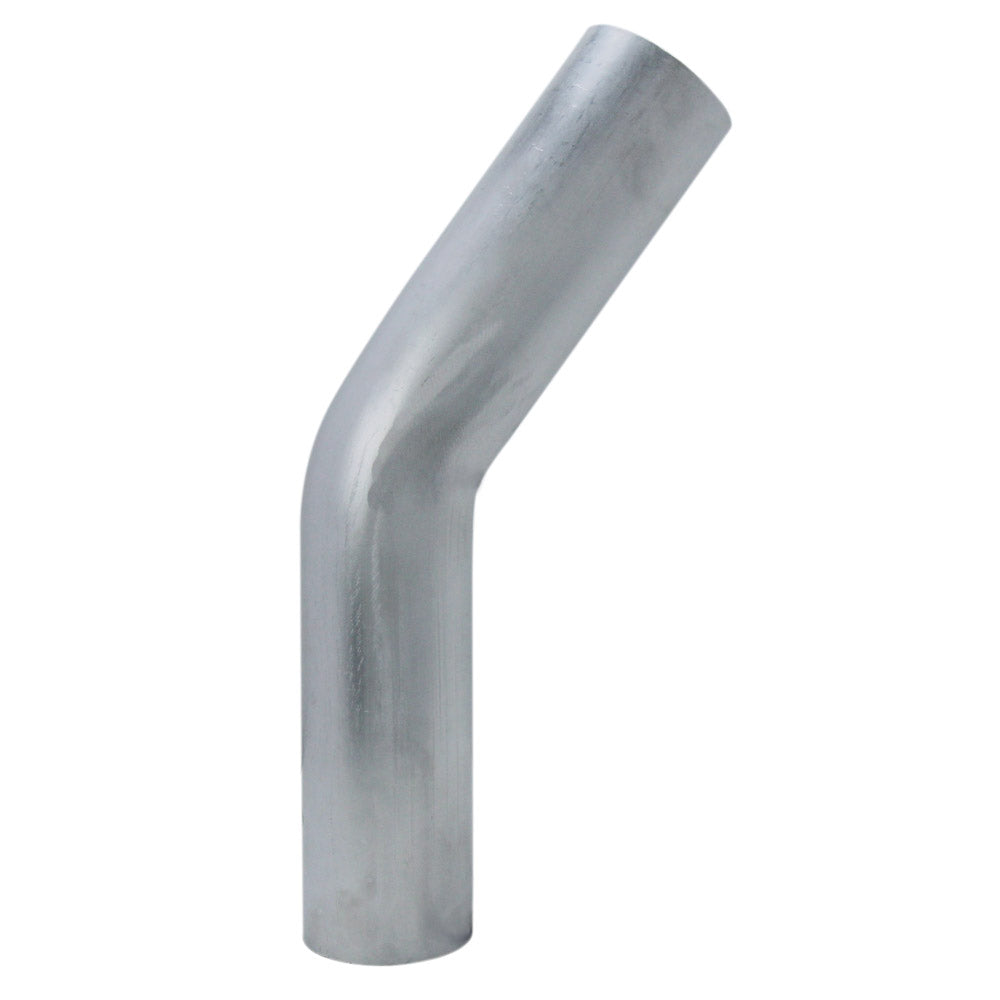 HPS 4" OD 35 Degree Bend 6061 Aluminum Elbow Pipe Tubing 16 Gauge w/ 4" CLR