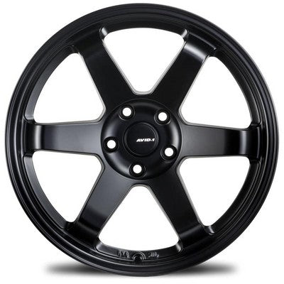 AVID.1 AV-06 Matte Black 17x8 +35 5x100mm 73.1mm