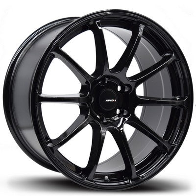 AVID.1 AV-27 Gloss Black 17x8 +35 5x114.3mm 73.1mm