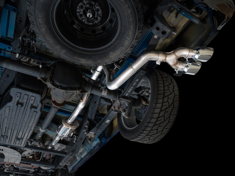 AWE 21 - 25 Ford F150 (14th Gen Reg Cab) Cat - Back Exhaust - 4.5in Dual Side Exit Chrome Tips Catback