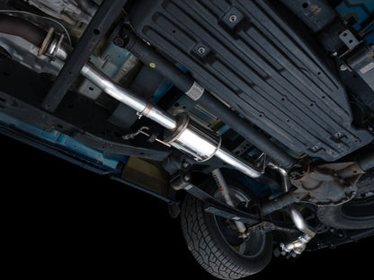 AWE 21 - 25 Ford F150 (14th Gen Reg Cab) Cat - Back Exhaust - 4.5in Dual Side Exit Diamond Black Tips Catback