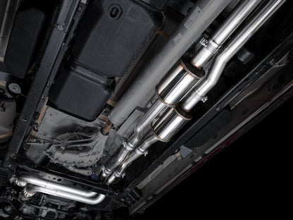 AWE 25+ RAM 1500 3.0TT 0FG Catback Touring Exhaust - Chrome Silver Tips Catback