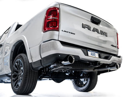 AWE 25+ RAM 1500 3.0TT 0FG Catback Touring Exhaust - Chrome Silver Tips Catback