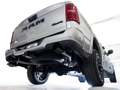 AWE 25+ RAM 1500 3.0TT 0FG Catback Touring Exhaust - Diamond Black Tips Catback