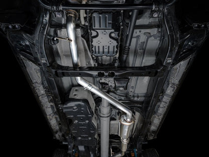 AWE Exhaust for 4th Gen Toyota Tacoma Dual Chrome Silver Tips Catback