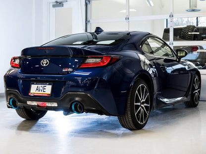 AWE Touring Edition Exhaust for Subaru BRZ / Toyota GR86 / Toyota 86 / Scion FR-S - Vapor Blue Tips-Catback-AWE Tuning