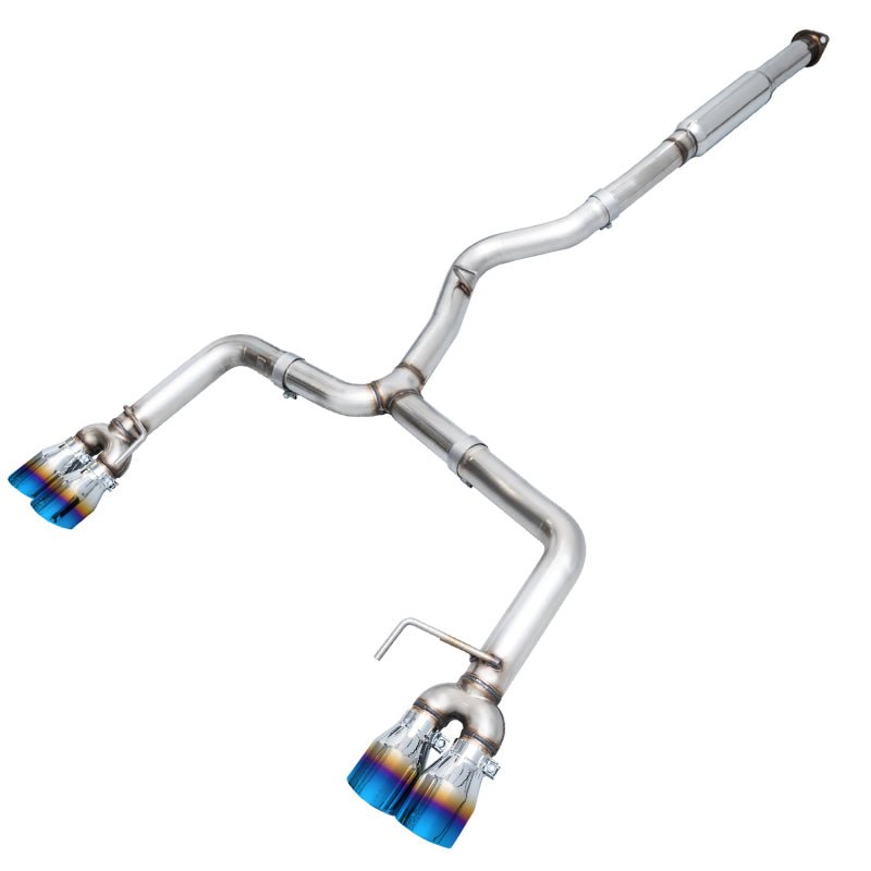 AWE Tuning 12-14 Subaru WRX STI Sedan Track Edition Exhaust - Vapor Blue Quad Tips (102mm)-Catback-AWE Tuning