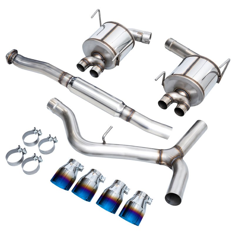 AWE Tuning 12-14 Subaru WRX STI Touring Edition Exhaust - Vapor Blue Quad Tips-Catback-AWE Tuning
