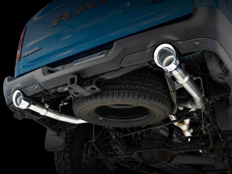 AWE Tuning 19 - 21 RAM 1500 5.7L (w/Cutouts) 0FG Dual Rear Exit Cat - Back Exhaust - Chrome Silver Tips Catback