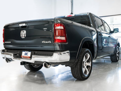 AWE Tuning 19 - 21 RAM 1500 5.7L (w/Cutouts) 0FG Dual Rear Exit Cat - Back Exhaust - Chrome Silver Tips Catback