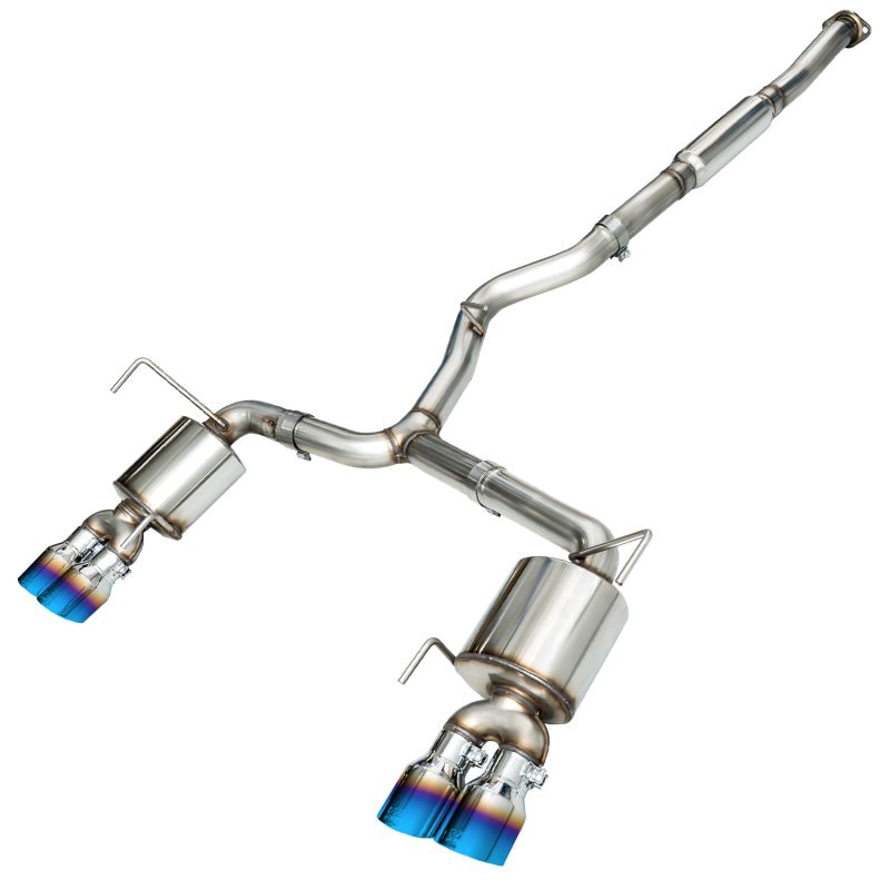 AWE Tuning 2015+ VA WRX Sedan Touring Edition Exhaust - Vapor Blue Quad Tips-Catback-AWE Tuning