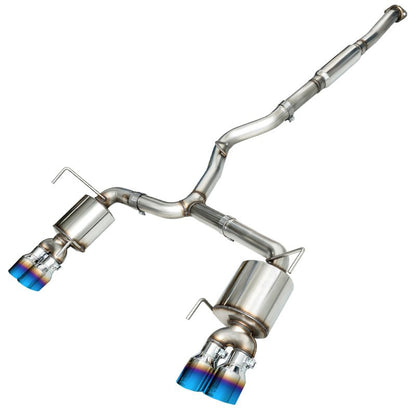 AWE Tuning 2015+ VA WRX Sedan Touring Edition Exhaust - Vapor Blue Quad Tips-Catback-AWE Tuning