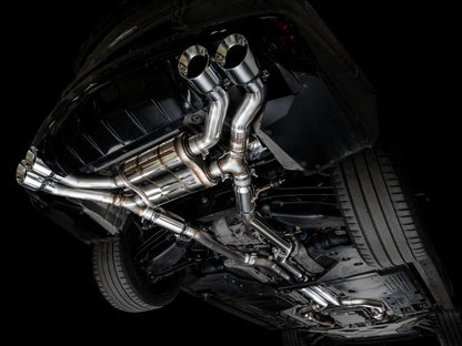 AWE Tuning 2021+ Cadillac CT4 - V Blackwing SwitchPath Exhaust - Chrome Silver Tips Catback