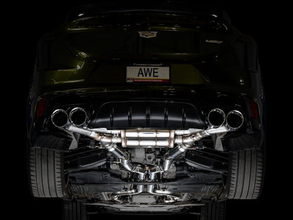 AWE Tuning 2021+ Cadillac CT4 - V Blackwing SwitchPath Exhaust - Chrome Silver Tips Catback