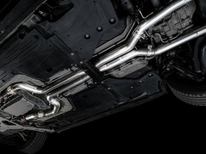 AWE Tuning 2021+ Cadillac CT4 - V Blackwing SwitchPath Exhaust - Chrome Silver Tips Catback