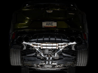 AWE Tuning 2021+ Cadillac CT4 - V Blackwing SwitchPath Exhaust - Diamond Black Tips Catback