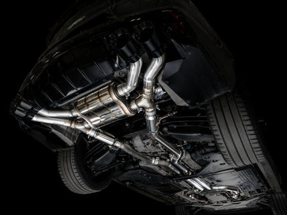 AWE Tuning 2021+ Cadillac CT4 - V Blackwing SwitchPath Exhaust - Diamond Black Tips Catback