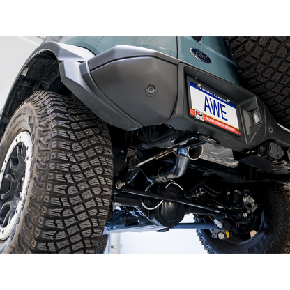 AWE Tuning 2021+ Ford Bronco 0FG Exhaust (No Tips) w/ Bash Guard