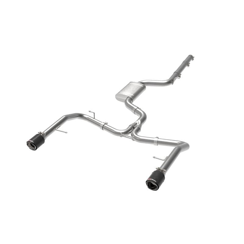 afe 19-21 VW Jetta GLI (MKVII) L4-2.0L (t) MACH Force-Xp 304 SS Cat-Back Exhaust System Carbon Tips