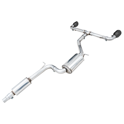 AWE 2022+ Volkswagen GTI MK8 Touring Edition Exhaust - Diamond Black Tips