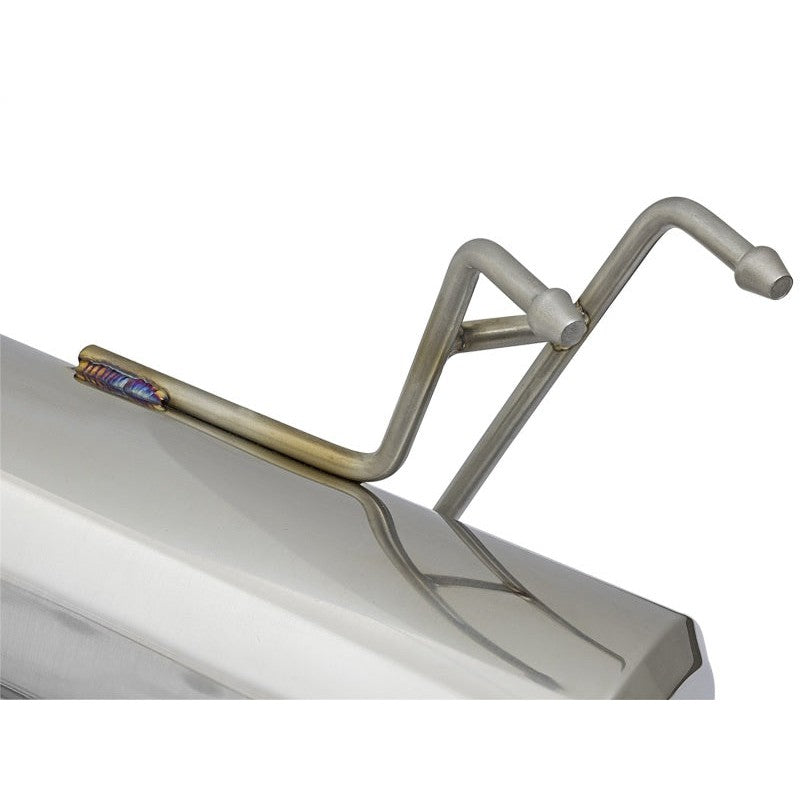 aFe POWER Takeda 16-17 Honda Civic I4-1.5L (t) 2.5-2.25in 304 SS CB Dual-Exit Exhaust Blue Tips