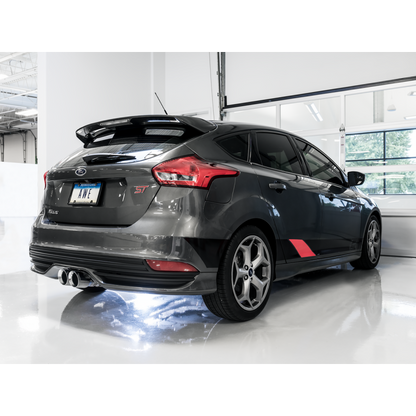 AWE Tuning Ford Focus ST Touring Edition Cat-back Exhaust - Non-Resonated - Chrome Silver Tips