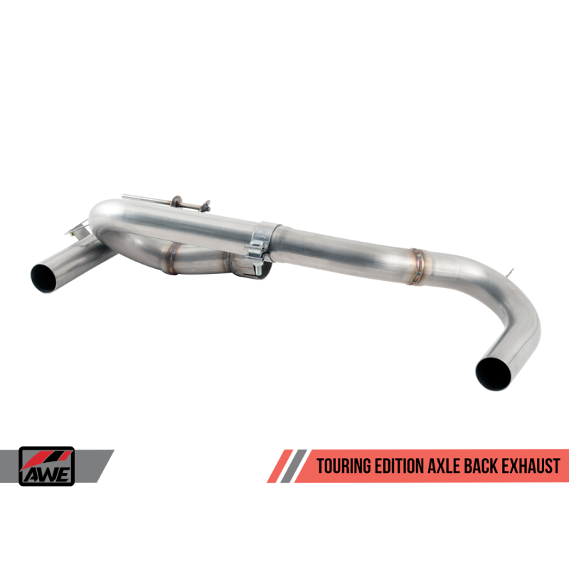 AWE Tuning BMW F3X 335i/435i Touring Edition Axle-Back Exhaust - Chrome Silver Tips (102mm)