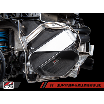 AWE Tuning Porsche 991 (991.2) Turbo/Turbo S Performance Intercooler Kit