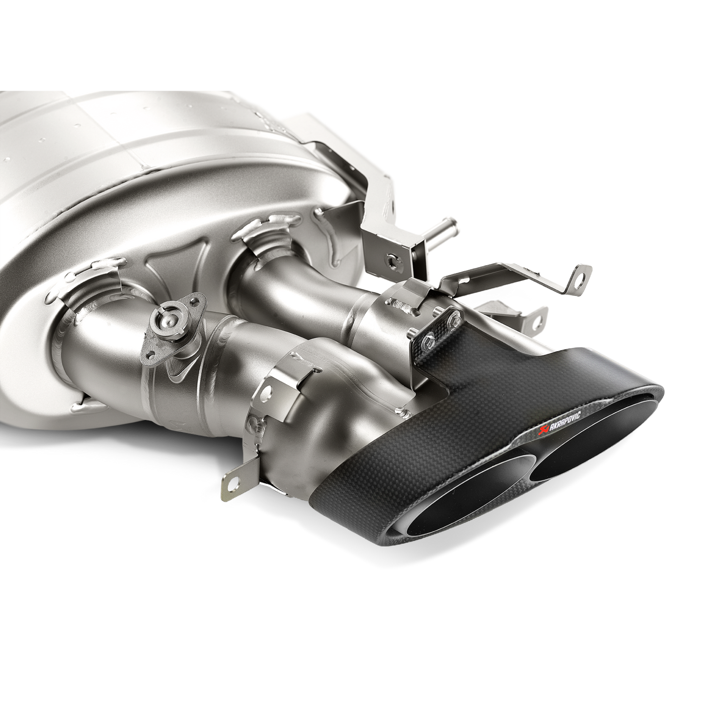 Akrapovič Evolution Line Catback Exhaust (Titanium) w/Carbon Tips - 2014-2017 Audi RS7 Sportback (C7)