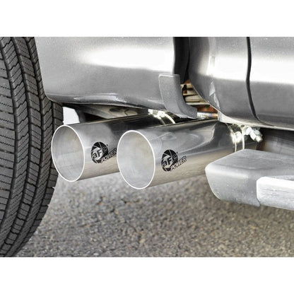 aFe Rebel 3in 409 SS Cat-Back Exhaust 2021 Ford F-150 V6 2.7L/3.5L (tt)/V8 5.0L w/ Polished Tips