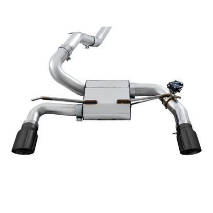 AWE Tuning Ford Focus RS SwitchPath Cat-back Exhaust - Chrome Silver Tips