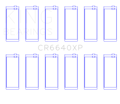 King Engine Bearings BMW M20/M50 2.0L/2.5L/2.7L Performance Rod Bearing Set - Size STDX