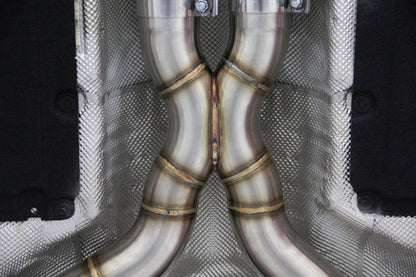 Dinan 18-23 BMW M5 (F90) Resonator Delete Kit - 3.25in - Stainless Steel