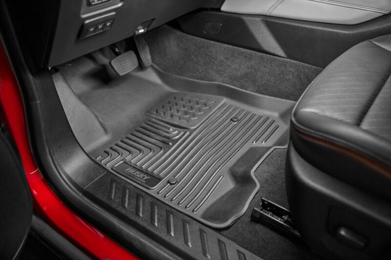 Husky Liners 24-25 Toyota Tacoma Hybrid Weatherbeater Front & 2nd Seat Floor Liners - Black