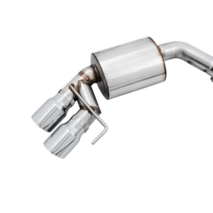 AWE Tuning 2018+ Ford Mustang GT (S550) Cat-back Exhaust - Touring Edition (Quad Chrome Silver Tips)