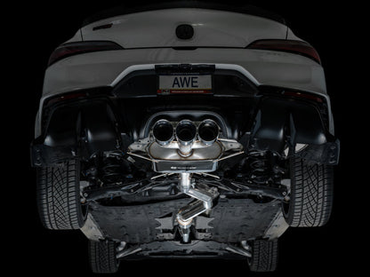AWE Tuning 2024 Acura Integra Type S DE5 FWD Touring Edition Exhaust w/ Triple Chrome Silver Tips