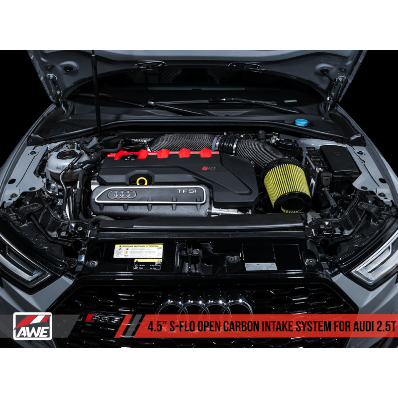 AWE Tuning Audi RS3 / TT RS S-FLO Shortie Carbon Fiber Intake