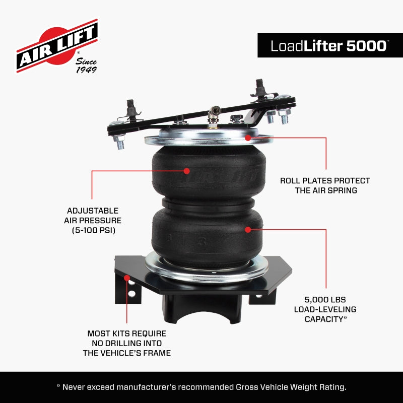 Air Lift 17-19 Nissan Titan 4WD LoadLifter 5000