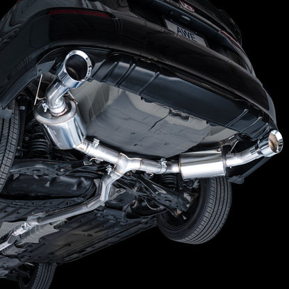 AWE Tuning 2022+ Honda Civic Si FE1 FWD Touring Edition Catback Exhaust - Dual Chrome Silver Tips