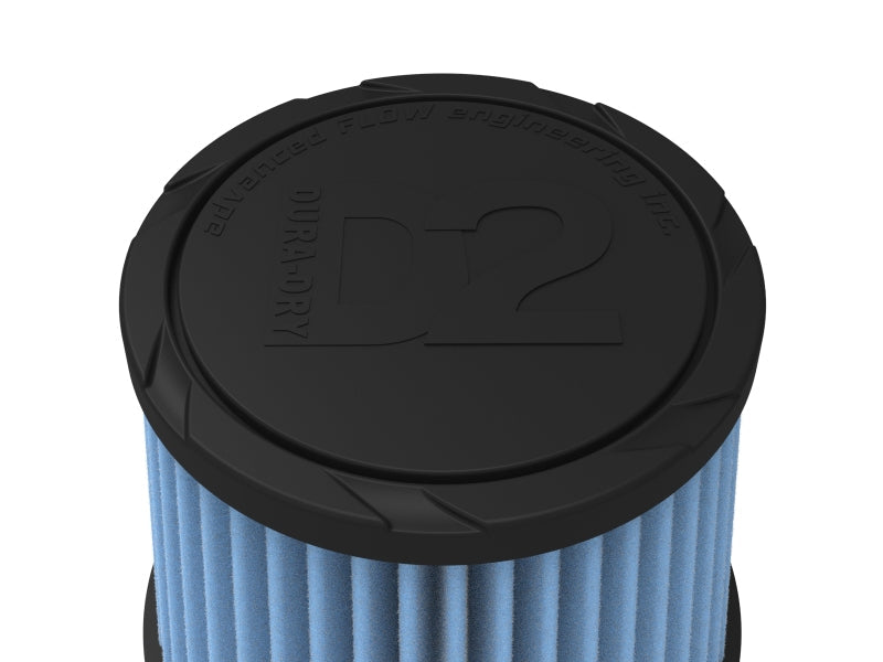 aFe POWER Universal Clamp-On Air Filter w D2 Dura-Dry Media 2-3/4in F x 6in B x 4-3/4in T x 5inH